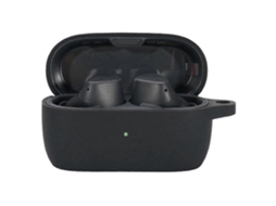 Capa Zruxe Para Jabra Elite 3 Silicone Preta Com Mosquetao (protecao Anti-queda, Acesso Ao Led)