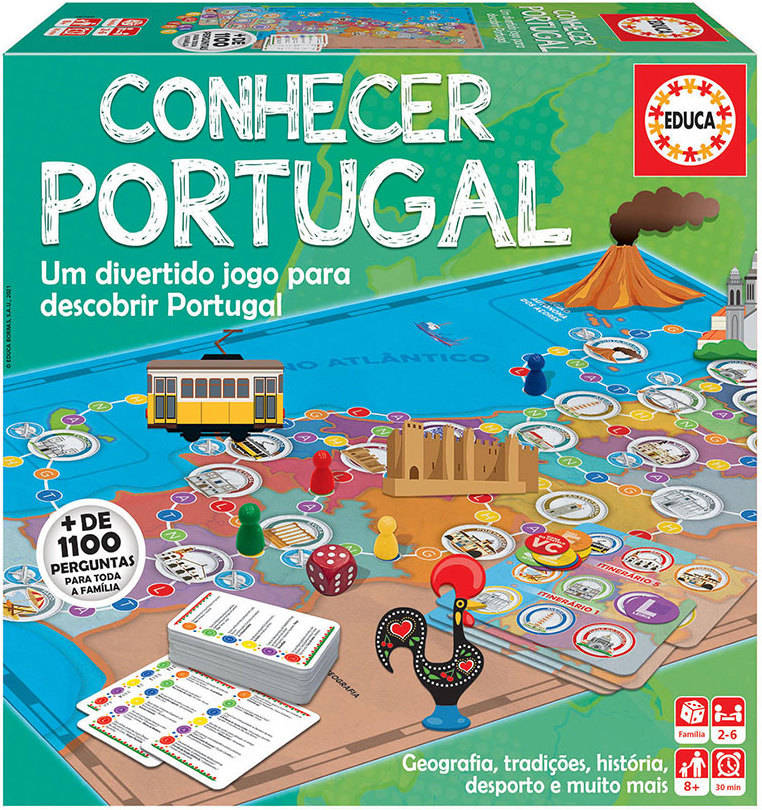 Jogo Conhecer Europa 18747 +8 anos Educa