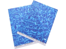 Adesivos De Parede De Plástico Azul, 10 Folhas, Efeito De Ondas Do Oceano