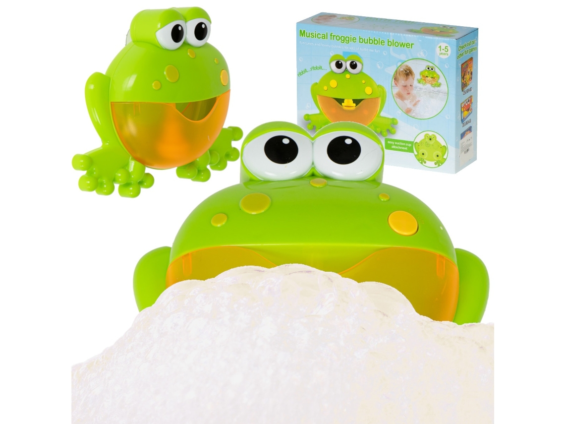 Sapo de Brinquedo de Banho de Espuma Gerador de Bolhas Pricenet