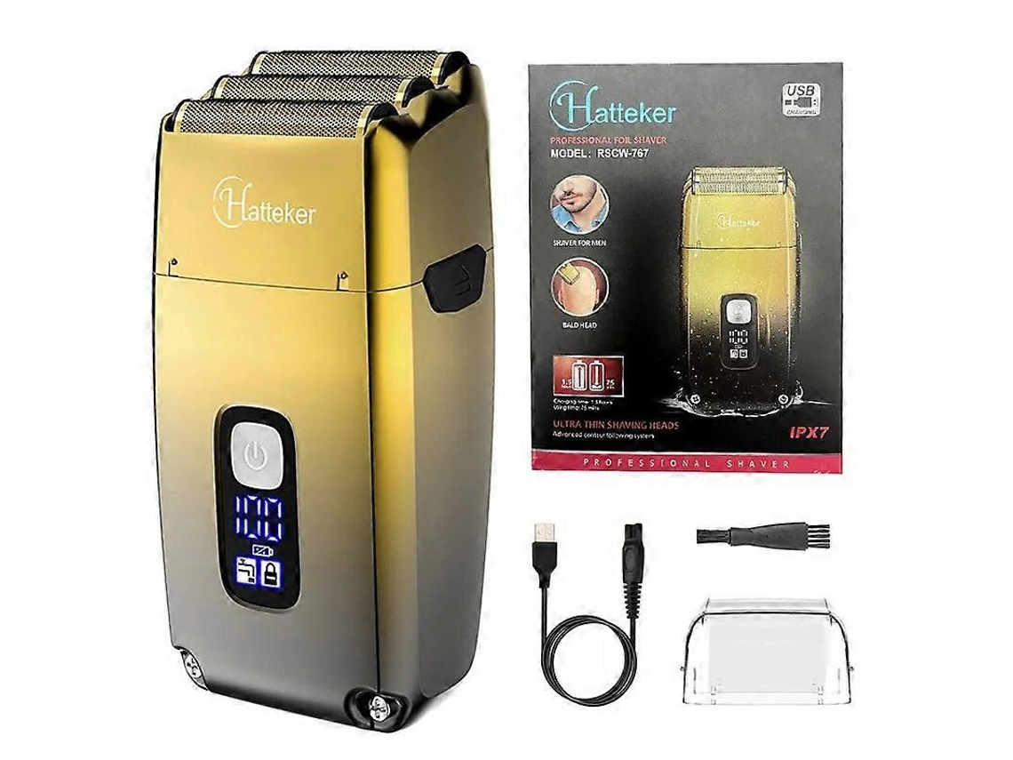 Barbeador Elétrico, Carregamento Usb, À Prova D'água, Com Acessórios
