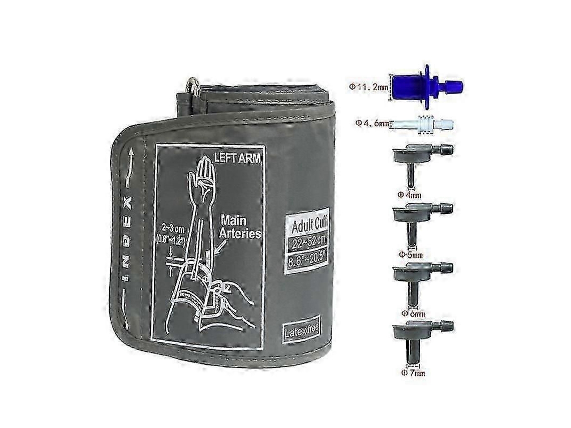 Braçadeira de Pressão Arterial Tamanho XL para Omron Monitor Braço Substituição 22 a 52 Cm Br Aços Grandes, Happy H_l GOKOCO (9" 20,5")