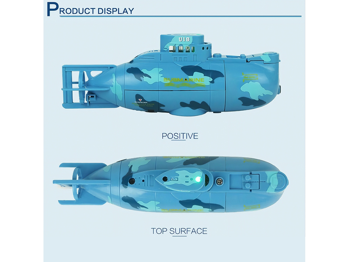 Submarino Rc Mini De Juguete Control Remoto Impermeable Regalo De Navidad Para Niños Y Niños