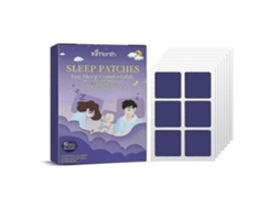 Adesivo para Dormir Auxiliar Natural para Dormir com Lavanda e Mentol, Alivia o Estresse e Melhora a Qualidade do Sono, 42 Adesivos. TAISHENGDA