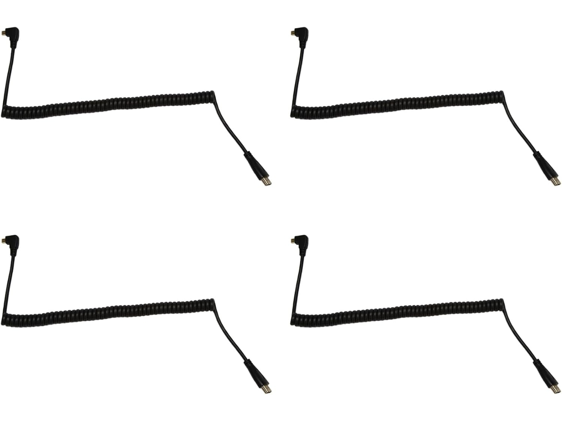 Cabo de Microfone Macho de Comprimento Estendido 4x com Ângulo Esquerdo para Câmera SFUSHOS