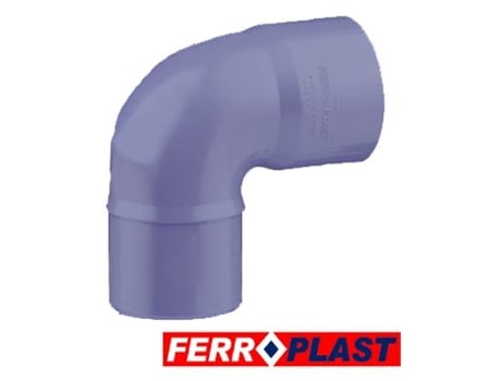 Cotovelo de Pvc Cinzento M-H 87º 110 Mm 205009 FERROPLAST