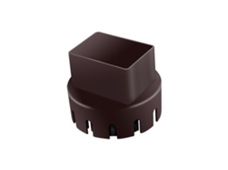 Laxiscreed Adaptador De Calha De Drenagem 2x3 Polegadas, Compatível Com Tubos De Calha Andonline, Para Instalação De Drenagem Eficaz