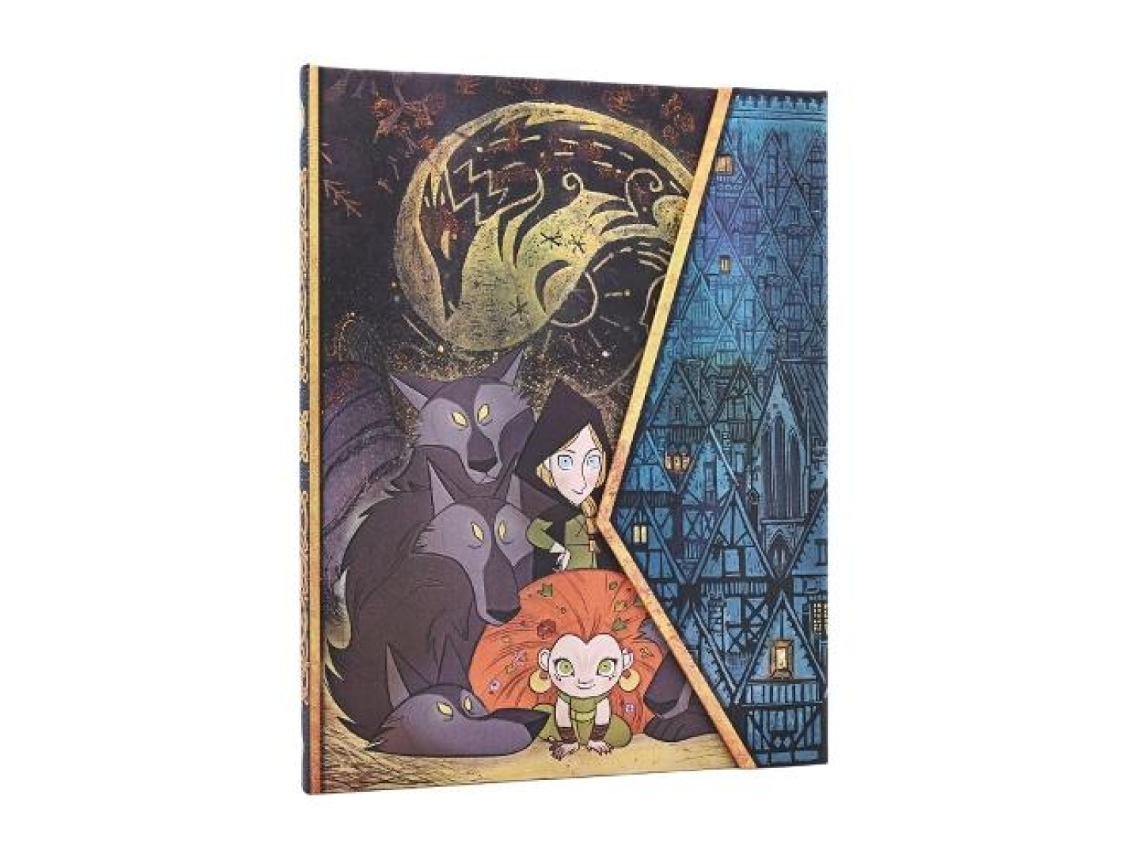 Livro WolfWalkers Ultra Lined Hardcover Journal de Paperblanks (Inglês)