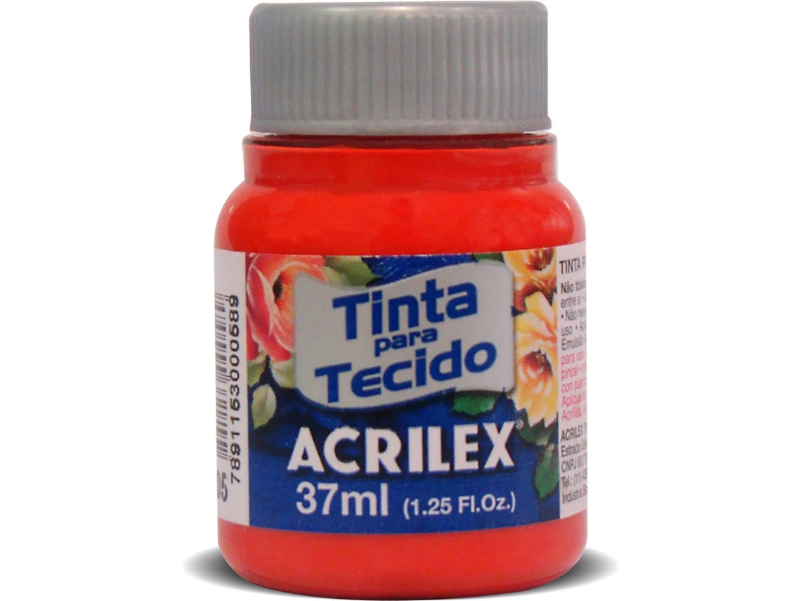 Tinta Acrilex Fosca para Tecido Coral (04140/586 37ml)