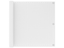 Vidaxl Tela De Varanda Branco 75 X 700 Cm Hdpe E Alumínio
