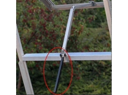 Abridor automático de janelas para estufas e edifícios agrícolas com abertura e fechamento Slowmoose Control