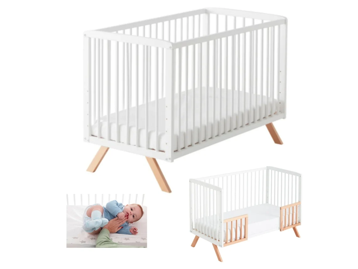 Berço COOL DREAMS Nuru (Kit de Cama - Kit de Conversão de Berço para Cama da Natureza)