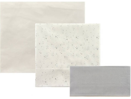 Lençóis para Berço  Sky Cinza (3Ps - 100x165 cm)
