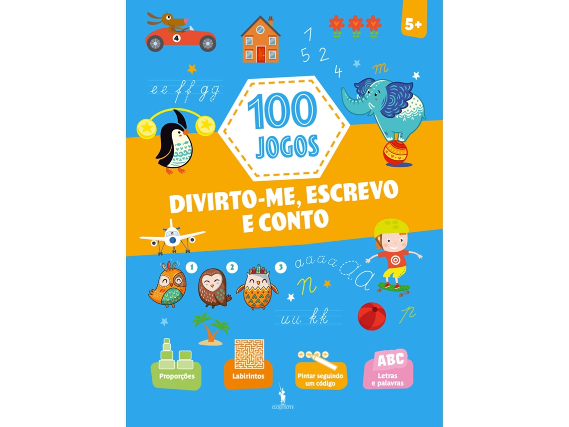 Livro 100 Jogos - Divirto-me, Escrevo e Conto de (Português)
