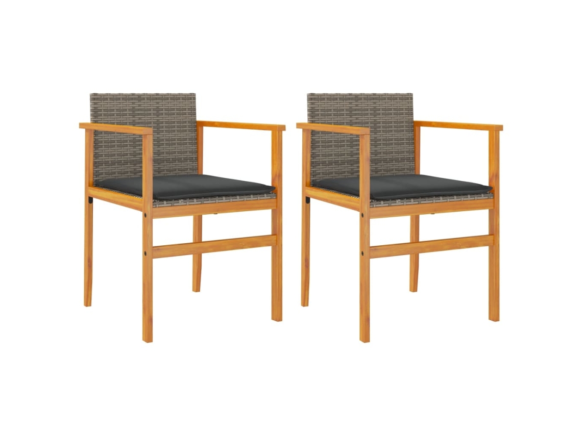 Garden Chair, Garden Chairs Vidaxl Cinzeto Rattan / Vime (n/a)