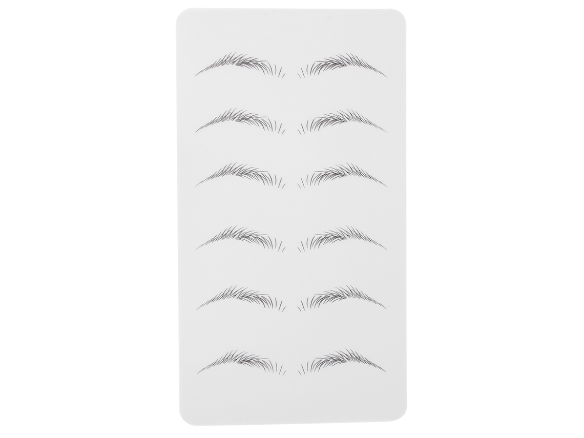 Pele De Prática De Tatuagem De Sobrancelha Profissional Silicone Para Iniciantes Microblading