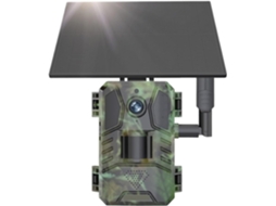 Caméra de chasse solaire SFUSHOS 4G LTE, étanche, 20m, détection PIR