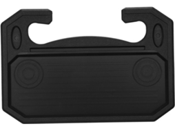 Bandeja para volante em HDPE, resistente e estável, com suporte prático para o volante.
