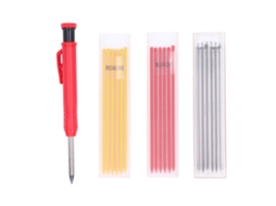 Conjunto de lápis de carpinteiro de grafite para marcação de construção