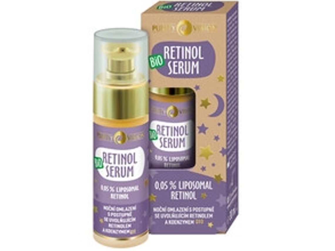 PURITY VISION Bio Retinol Serum Noční Pleťové Sérum 30Ml