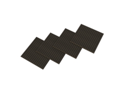 Conjunto de 12 painéis acústicos 3D Vang, 4,32 m², lâminas lineares - Carvalho cinza Neu.holz