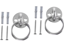 Conjunto de 2 Suportes de Treino Suspensos BESPORTBLE, para Parede e Teto, Aço Inoxidável