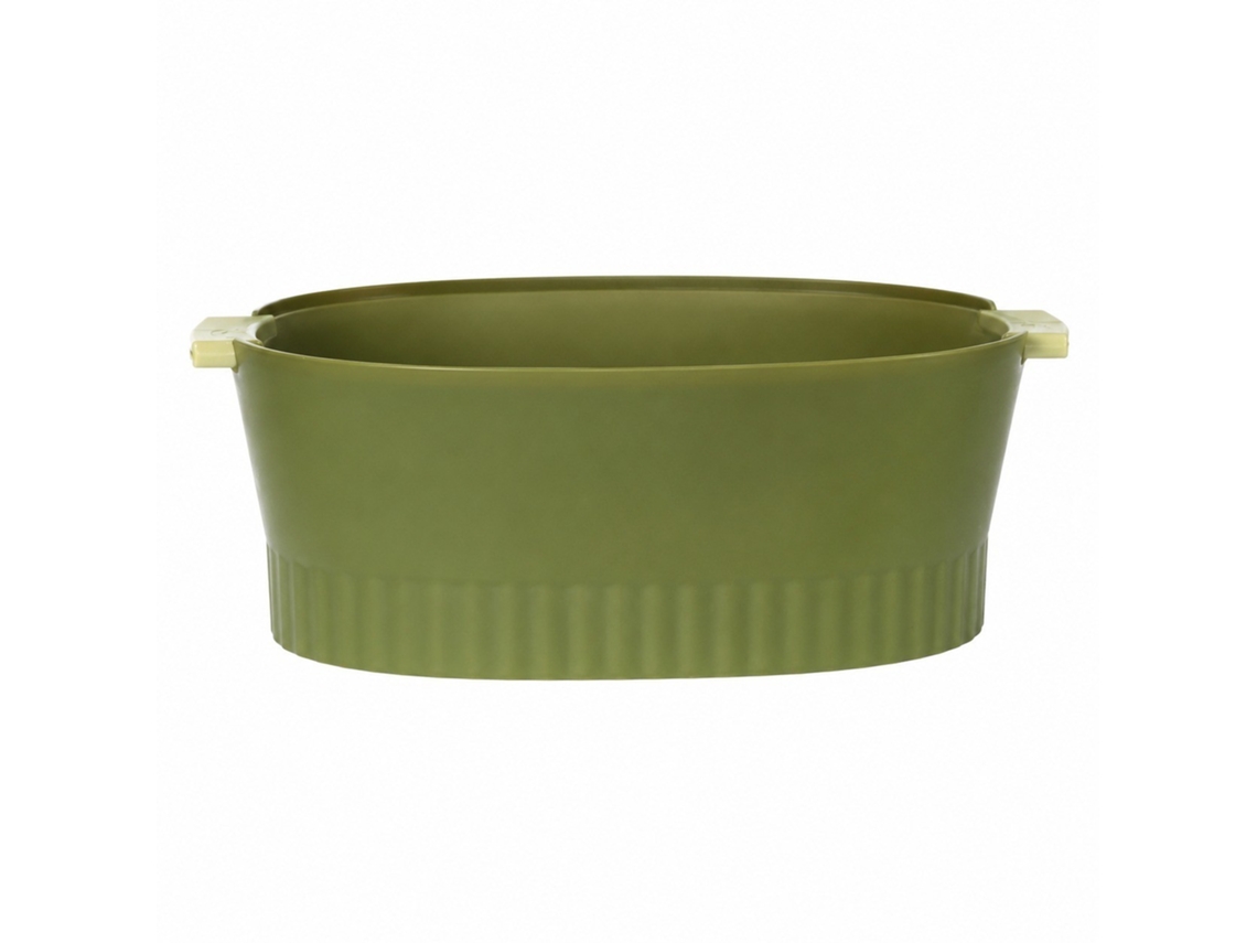 Conjunto De Coador Plástico, Verde Grande, Dupla Camada Destacável, Maior Capacidade Aprofundada Para Cozinha