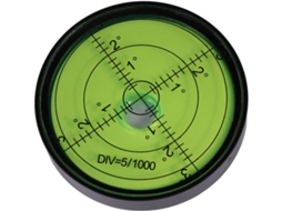 Nível De Bolha Circular De Precisão, Design Compacto Preto, Para