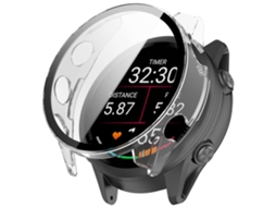 Capa Para Garmin Forerunner 570 (com Protetor De Ecrã Integrado) 47mm Transparente Hexinyigjly