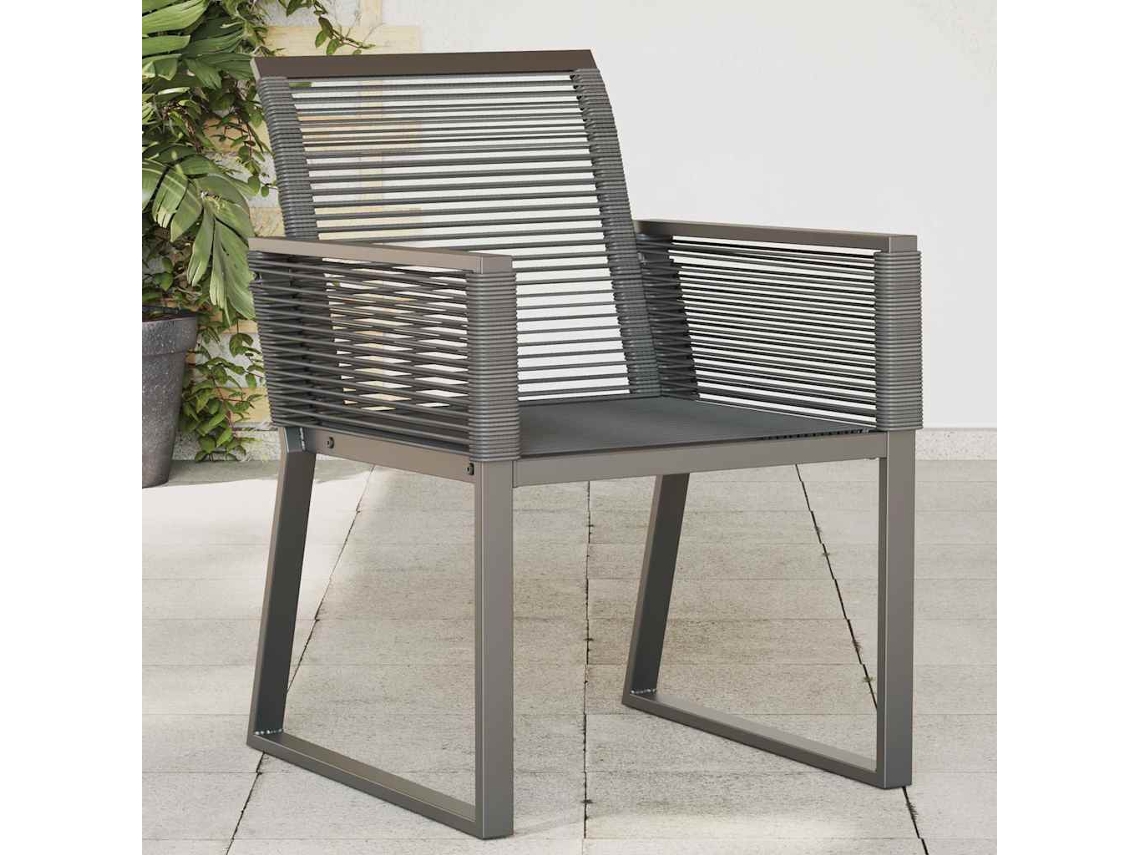 Vidaxl Conjunto 2 Cadeiras De Jardim, Vime, Preto