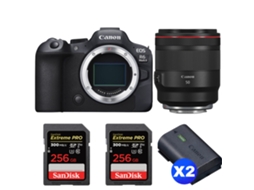 Eos R6 Mark Ii + Rf 50mm F/1.2 L Usm + 2 Sandisk 256gb Uhs ii 300mb/s + 2 Canon Lp e6nh + Ebook “20 Dicas para Fotos Que Impressionam” CANON