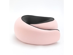 TRAVESSEIRO AQUAFORGE de viagem, espuma viscoelástica, formato U, rosa