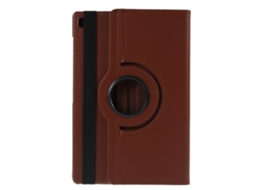Capa giratória 360° para Samsung Galaxy Tab S5e, marrom