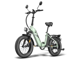 Bicicleta Elétrica Fafrees Ff20 Polar Motor 500w Bateria 48v24ah Pneus De 20 Polegadas Travões De Disco Mecânicos Verde