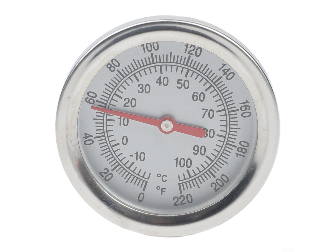 Termômetro Para Compostagem Com Sonda De Aço Inoxidável 50cm 19, 7 Polegadas, Medidor Solo Jardinagem, Visor