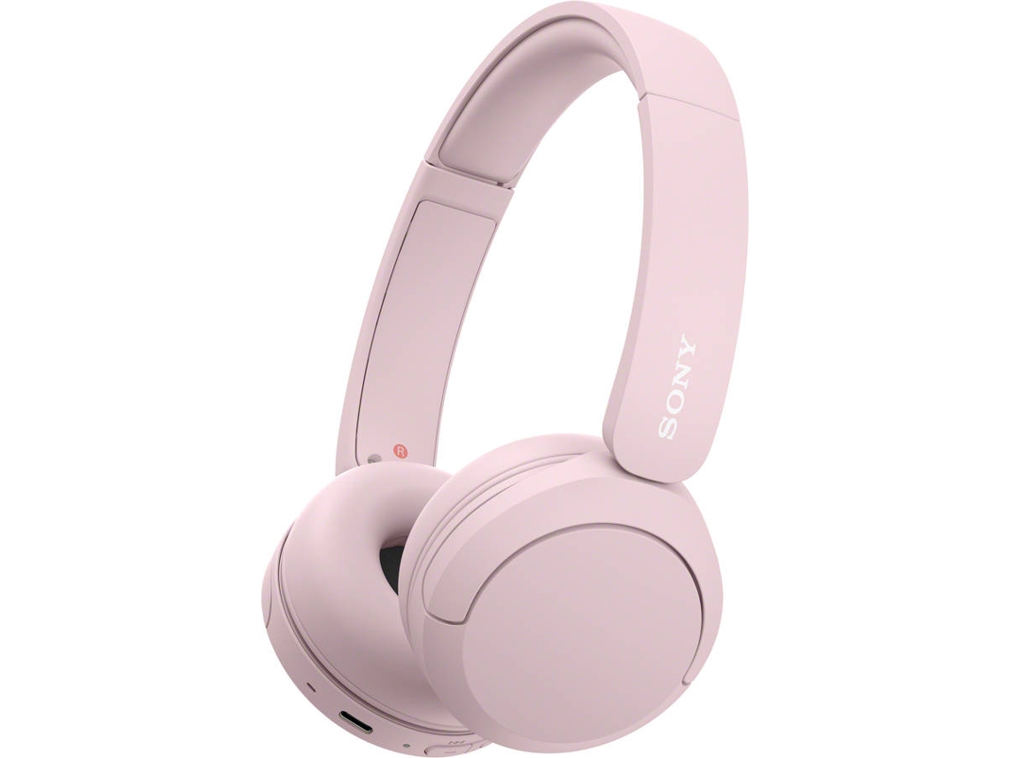 Auscultadores Bluetooth SONY WH-CH520P (On Ear - Microfone - Rosa)