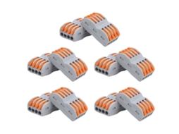 Conectores De Fio Compactos Spl-4 Rápido 10 Unid.