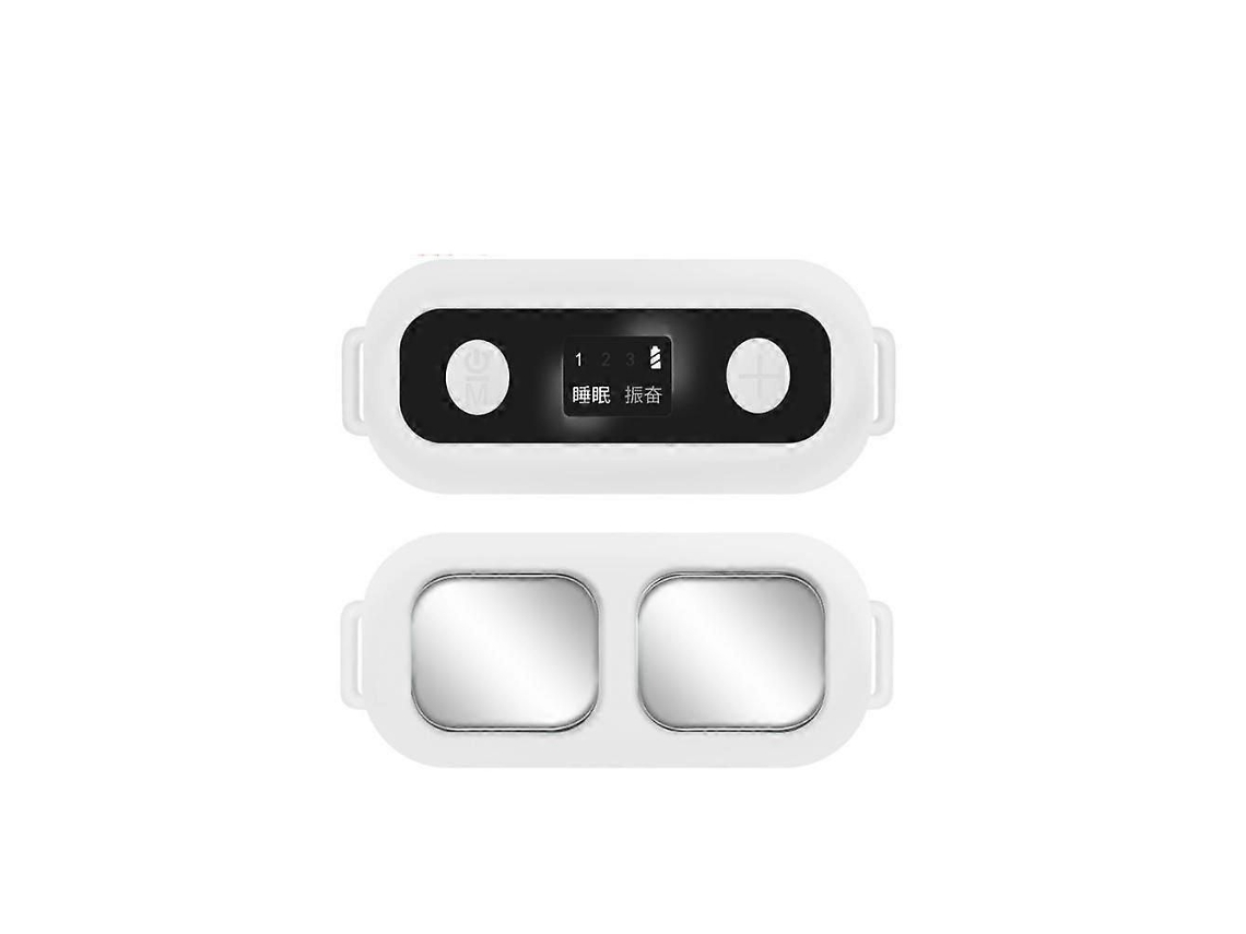 Aparelho Portátil Inteligente Para Dormir, Com Vibração De Microcorrente, Para Acalmar Os Pés E Auxiliar No Sono, Massageador Físico. Branco.