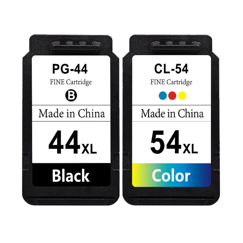 Um Conjunto De Objetivas Cl54 Pretas pg44 Para Câmaras Canon Pixma E401, E402, E461, E471 E E481.