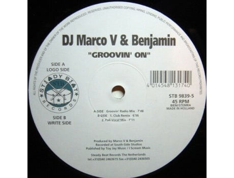 Vinil Groovin On Steady Beat Records