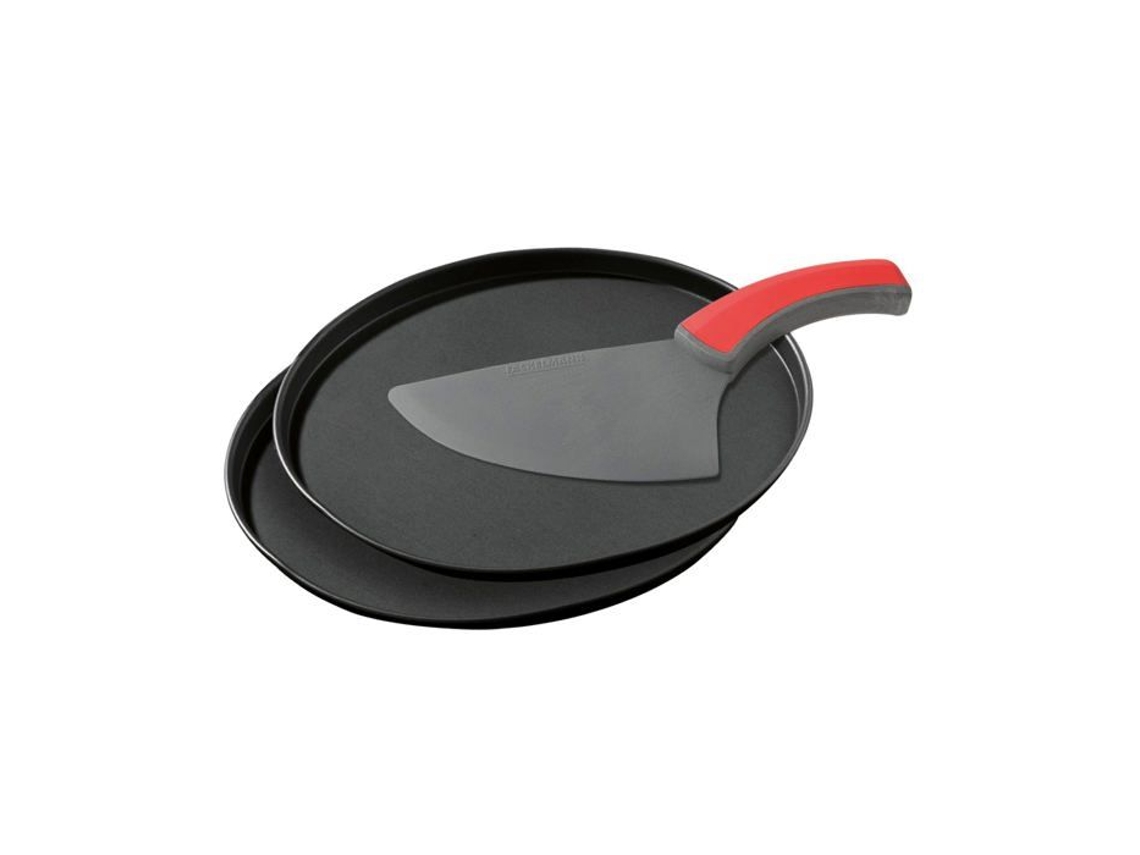 Conjunto De Pizza Zenker 7513 3 Peças Aço Antiaderente Para Adultos
