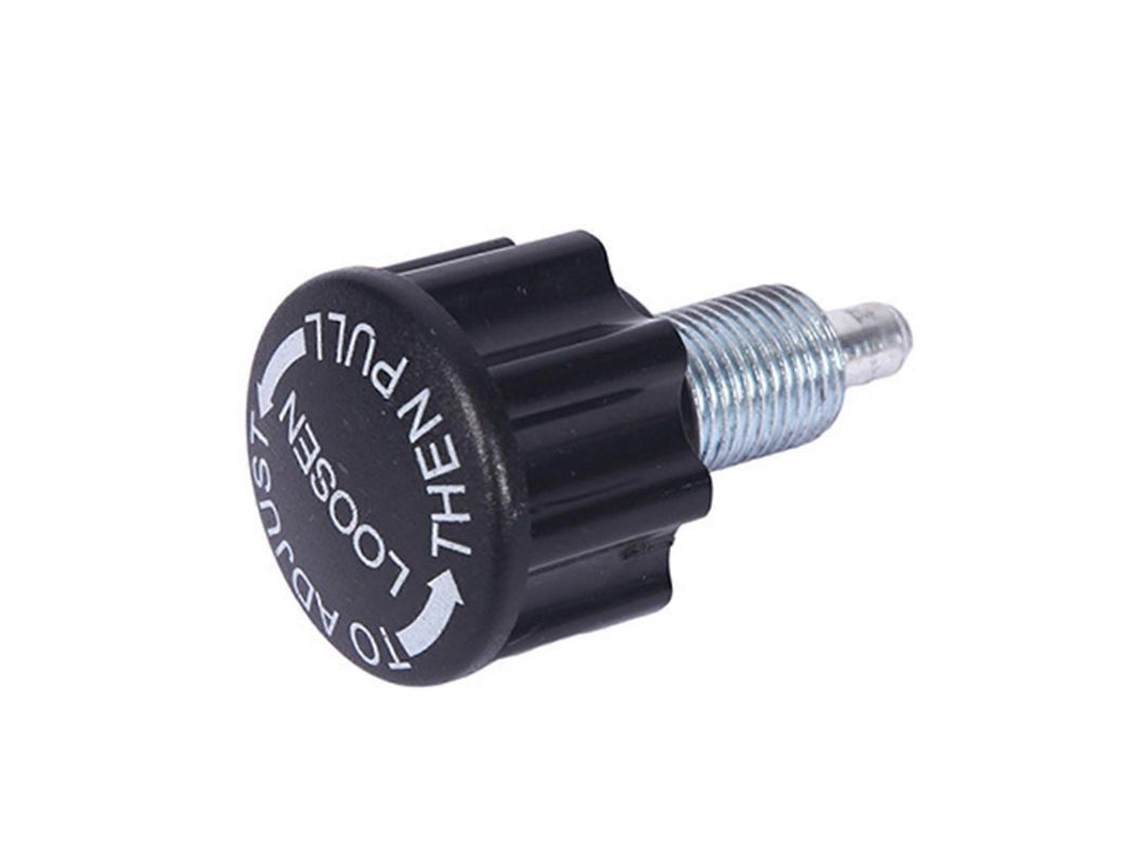 Mango De Resorte Para Bicicleta, Acero Inoxidable, Agarre Cómodo, Piñón, Tornillo De Reemplazo, Accesorios De Gimnasio Negro