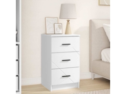 Vidaxl Armário De Cabeceira Branco 38 X 38 X 66 Cm