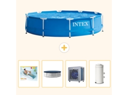 Intex Piscina Com Estrutura Redonda - 366x76 Cm - 5-peças S33