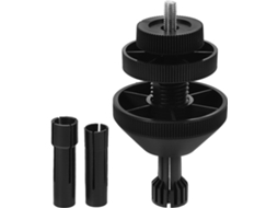 Kit De Ferramentas De Alinhamento De Embreagem Em Pvc Preto Para Calibração Precisa.