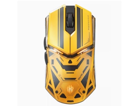 Mouse REDMAGIC Gs001J Amarelo Bluetooth Usb Tipo-C 2500 5 Ios