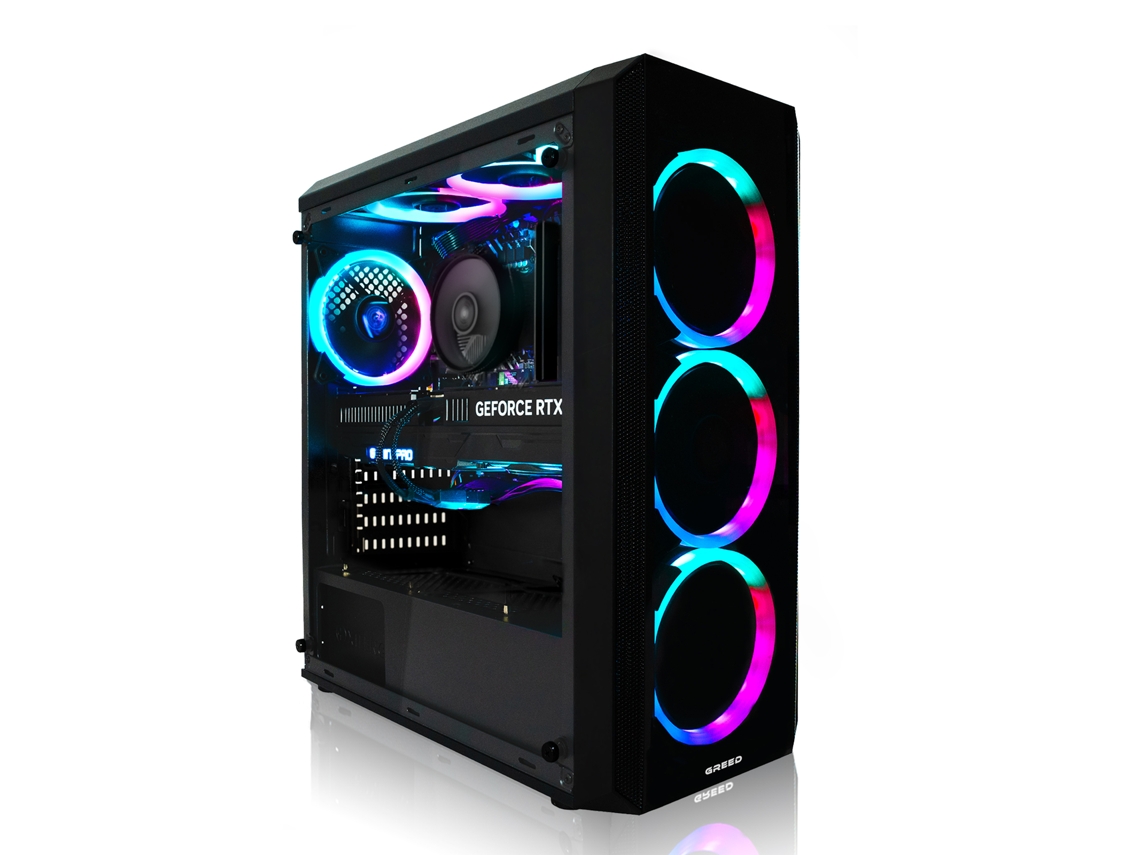 Pc Gaming / Desktop - Greed Mk2 Plus – Intel Core I7 12700f + Rx 9060xt - 32gb Ram Ddr4 - 1tb Ssd - Wifi - Windows 11 Pro