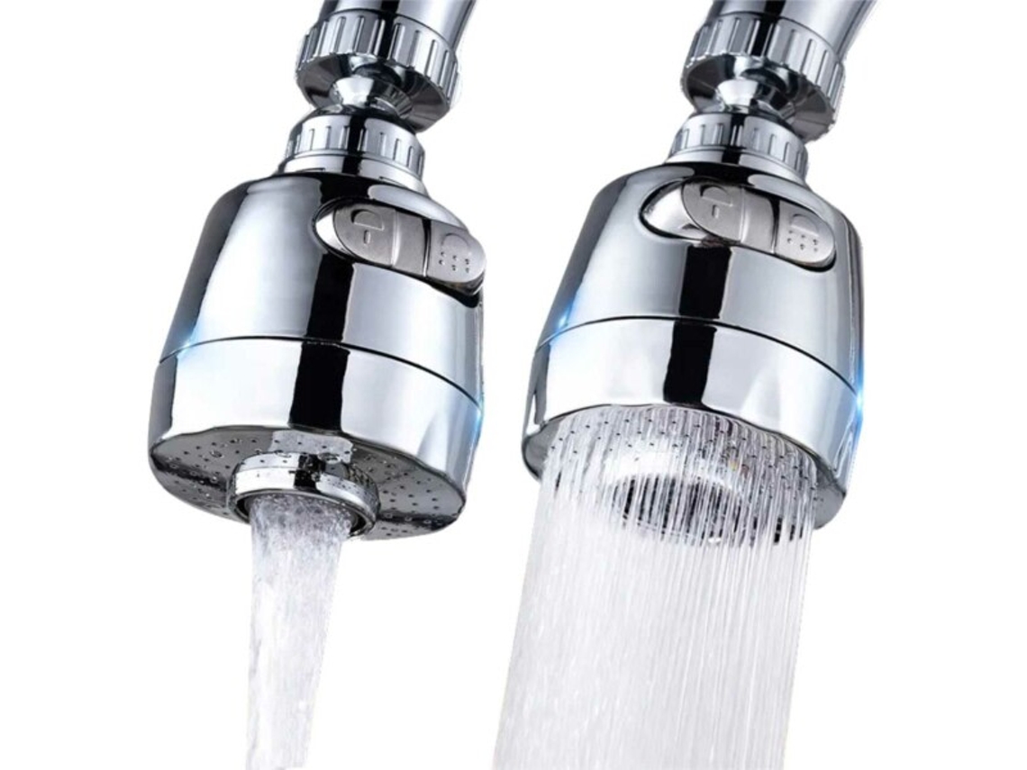 Pulverizador Para Torneira De Cozinha, Cozinha Prateado, Bocal De Torneira 360° Com Chuveiro, 1 Unidade
