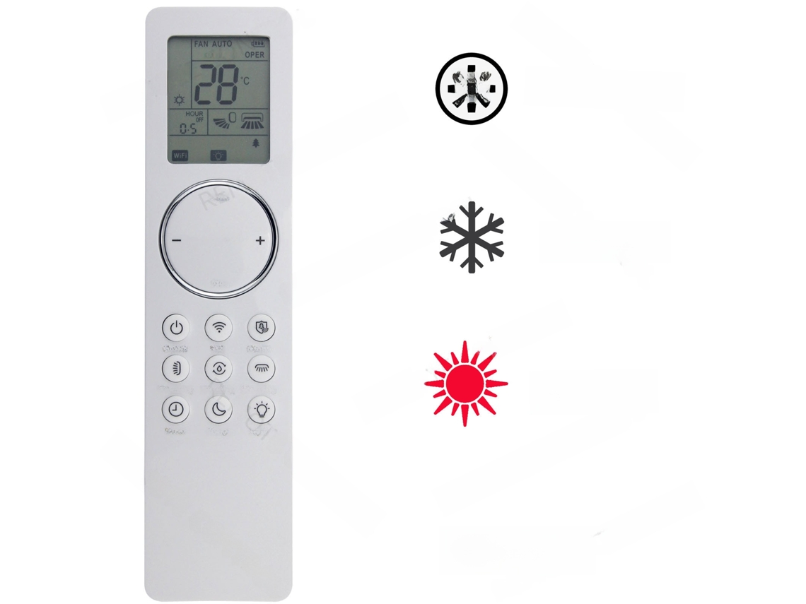 Controle Remoto de Ar Condicionado HENTEN HOME para Tosot Ybe1f