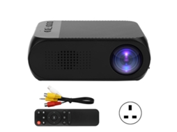 Projetor Mini 1080p EOOCOO com Tensão Ampla e Multifuncional